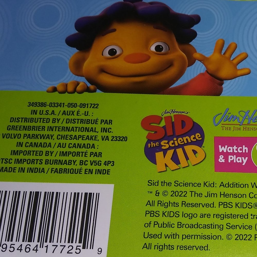 Sid The Science Kid First Grade Math Addition and Subtraction Workbook Lot of 2 - Picture 5 of 8